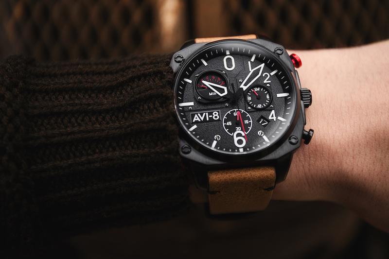 Introducing the Hawker Hunter Timepiece 11 AV-4052-02-MS22 copy