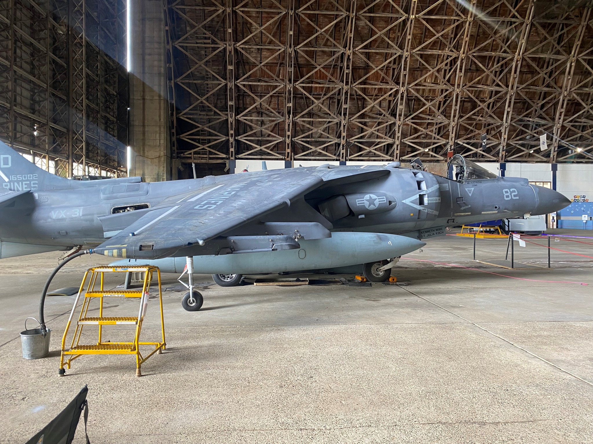 Tillamook Air Museum Welcomes Combat-Tested AV-8B Harrier II for Permanent Display 14 AV 8B Harrier BuNo 165002