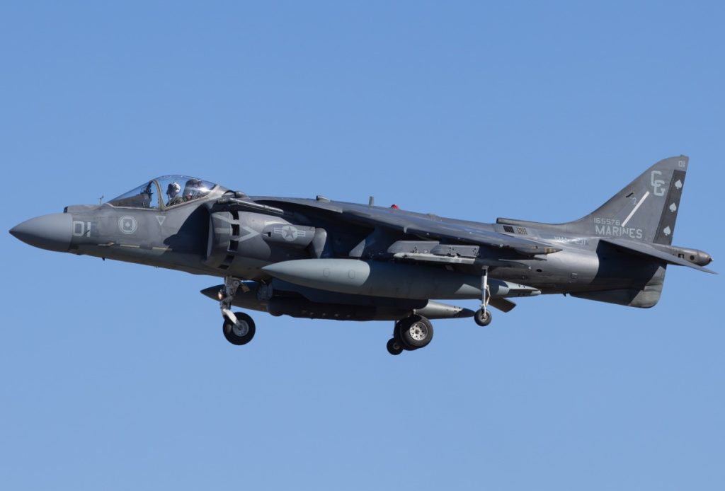CAF Airbase Arizona Museum to Welcome AV-8B Harrier Jump Jet This June 18 AV 8B Harrier BuNo 165576