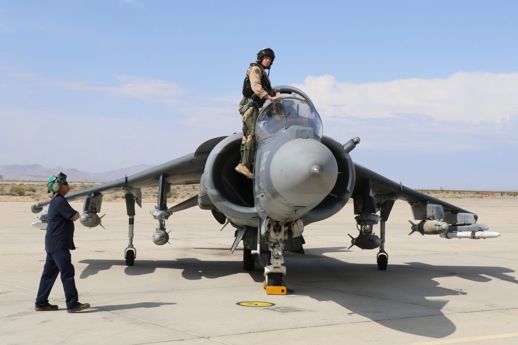 Tillamook Air Museum to Welcome Combat-Tested AV-8B Harrier II for Permanent Display 13 AV 8B Harrier II BuNo 165002 VX 31 at China Lake