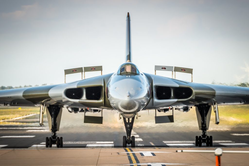 Vulcan to the Sky Trust to Host Cold War Documentary Premiere and Talk on Feb 21 13 AVRO VULCAN XH558 air brakes
