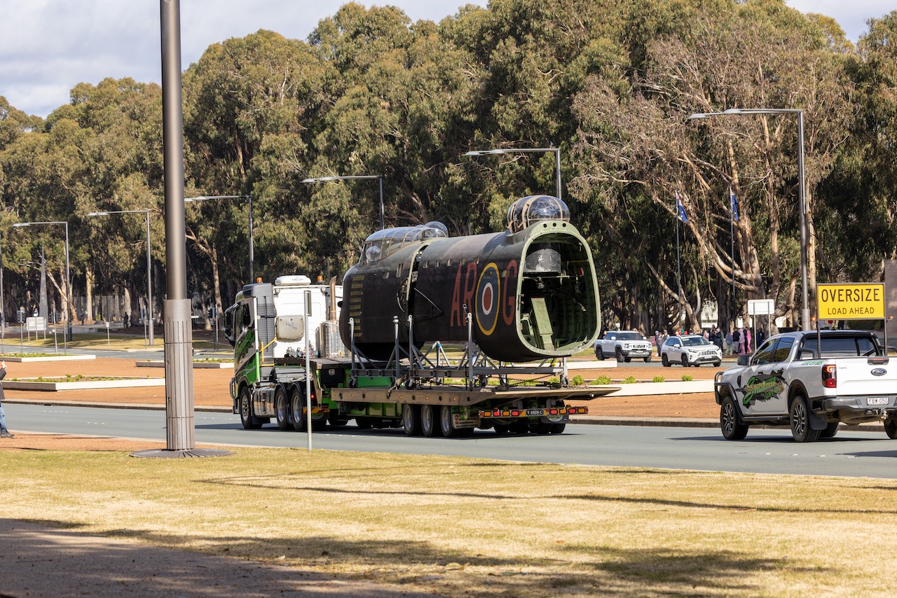 Avro Lancaster "G for George" Returns to the Australian War Memorial 12 AWM25.PR .101.016A9430