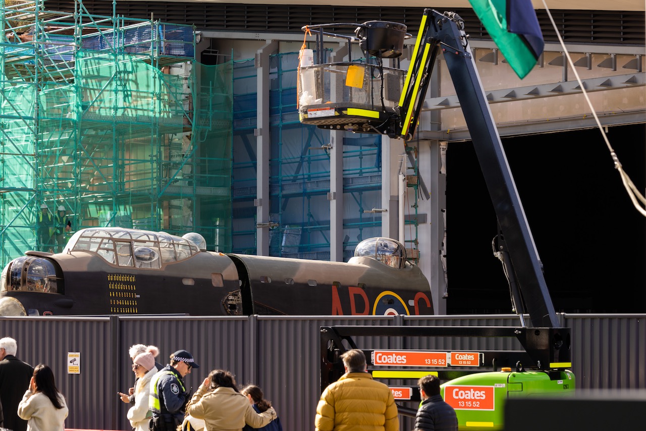 Avro Lancaster "G for George" Returns to the Australian War Memorial 15 AWM25.PR .101.016A9481