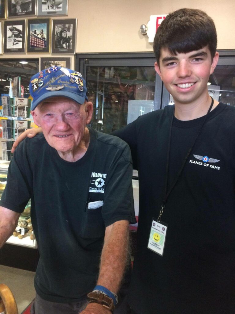 Planes of Fame's B-17G Flying Fortress Restoration Report 28 Adam Estes with Wilbur Richardson 1