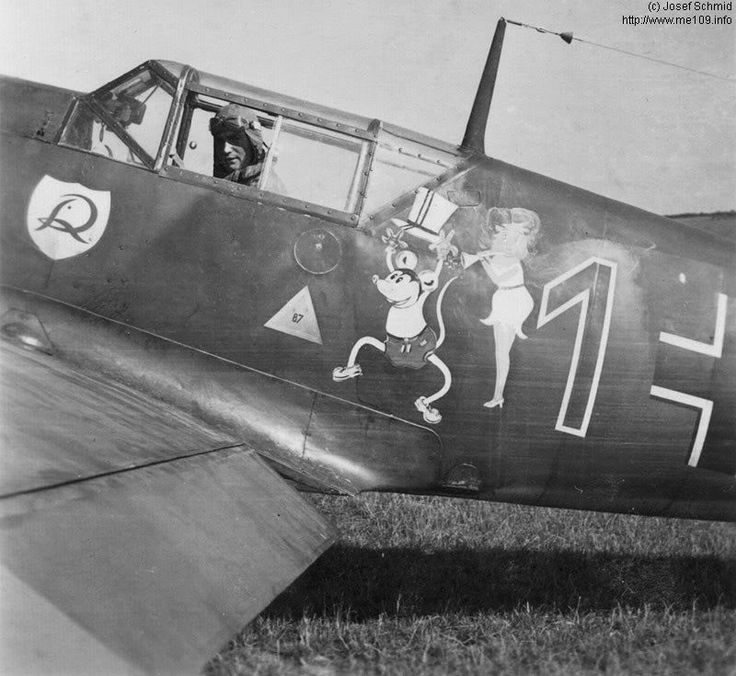 Props and Pin-Ups in World War II (and it’s just not girls in bikinis…) 15 Adolf Galland’s personal ME 109.