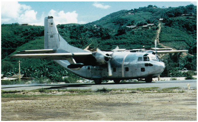 Air America: Anything, Anywhere, Anytime, Professionally 12 Air America C-123 on ramp at Long Tieng, 1970. Photo courtesy of D. Williams