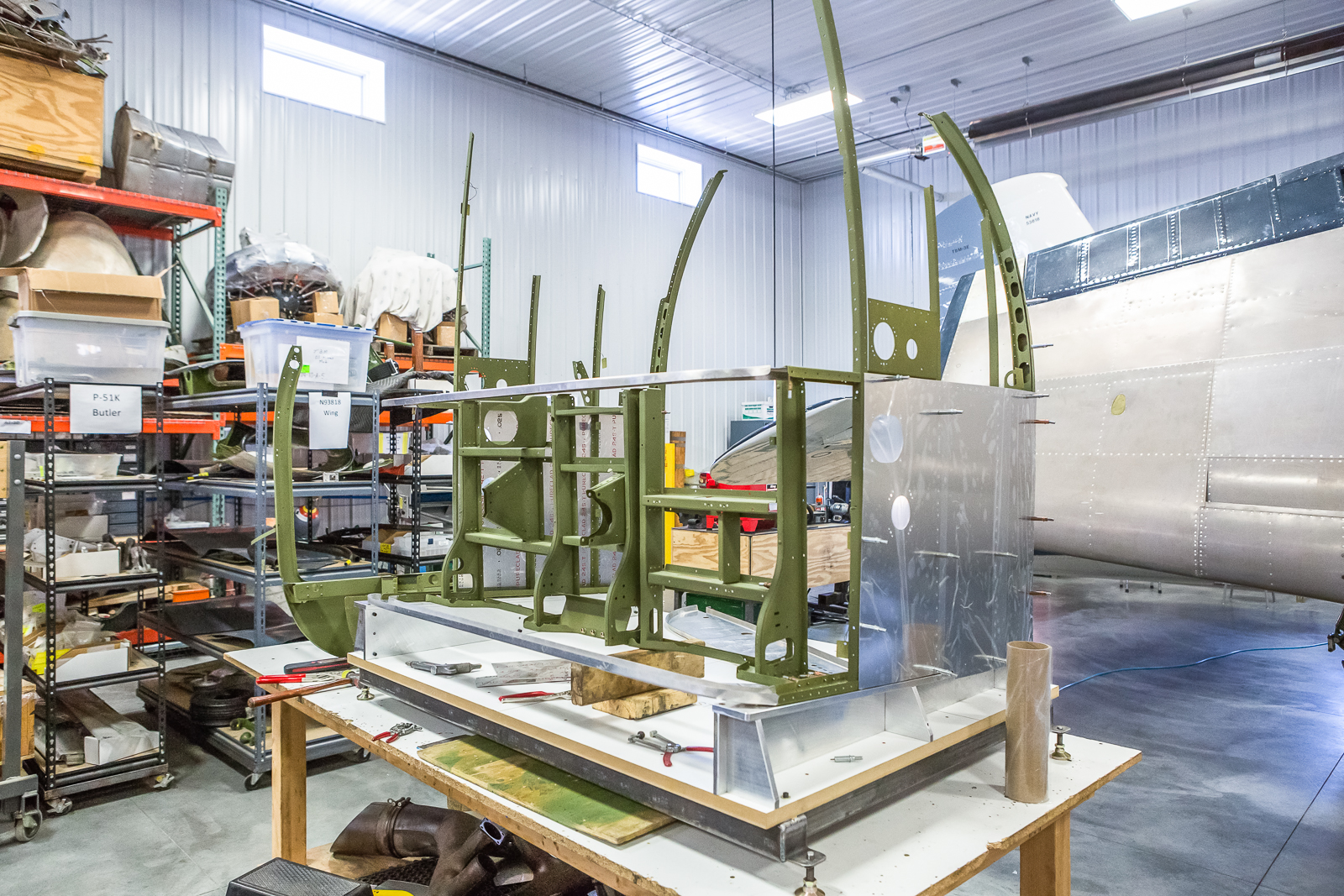 Cadet Air Corps Museum's Beechcraft AT-10 Wichita - Feb/Mar 2018 Restoration Report 20 AirCorps Aviation AT 10 Feb Mar 2018 011