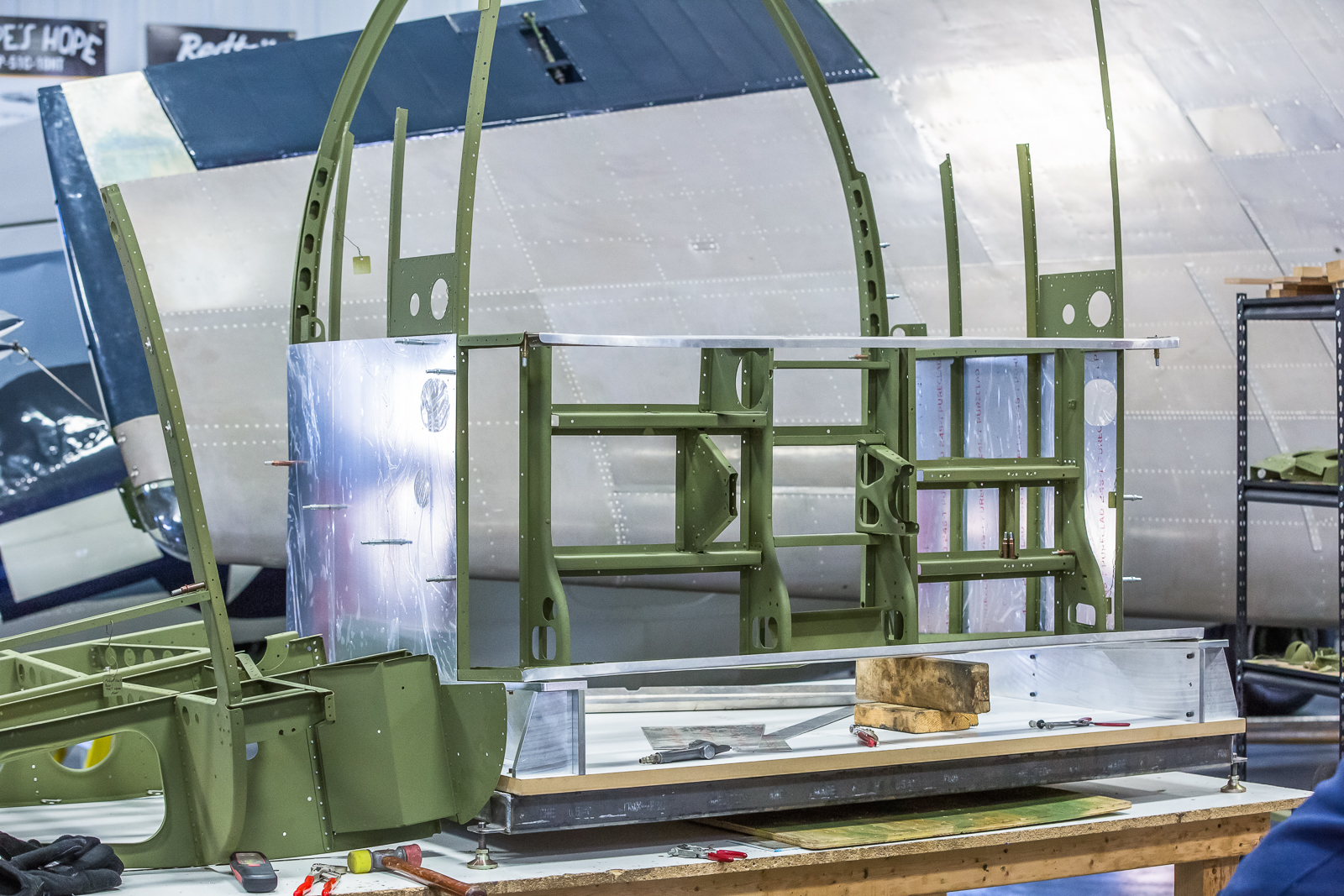 Cadet Air Corps Museum's Beechcraft AT-10 Wichita - Feb/Mar 2018 Restoration Report 22 AirCorps Aviation AT 10 Feb Mar 2018 013