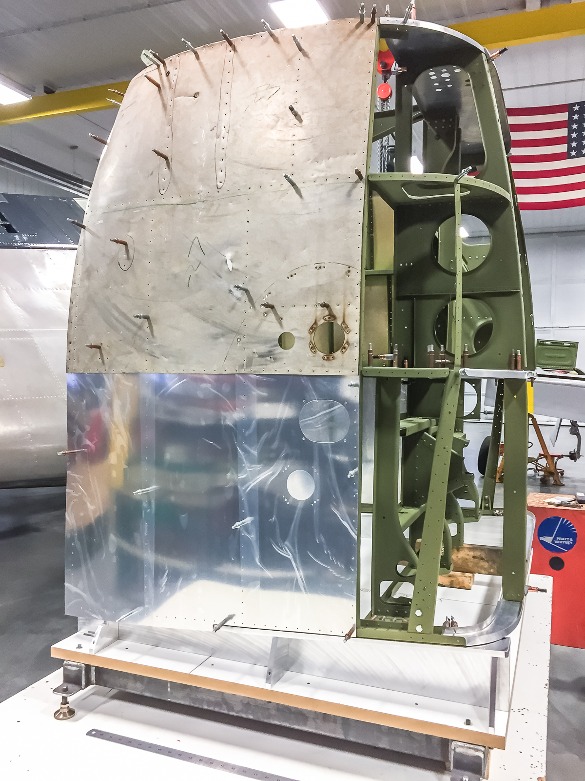 Cadet Air Corps Museum's Beechcraft AT-10 Wichita - Feb/Mar 2018 Restoration Report 24 AirCorps Aviation AT 10 Feb Mar 2018 015