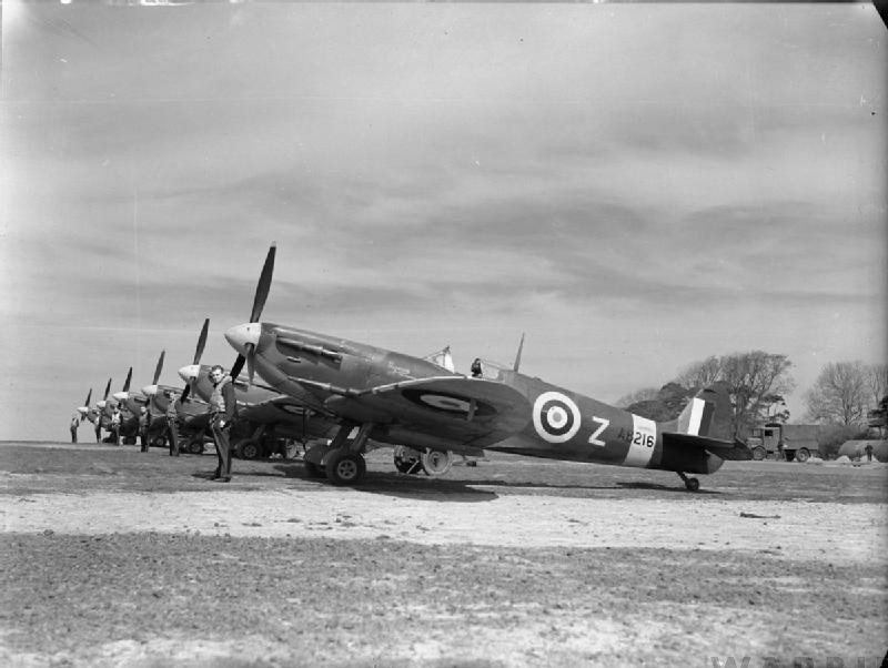 Then and Now: RAF Hawkinge 11 Aircraft of the Royal Air Force 1939 1945 Supermarine Spitfire. CH5429