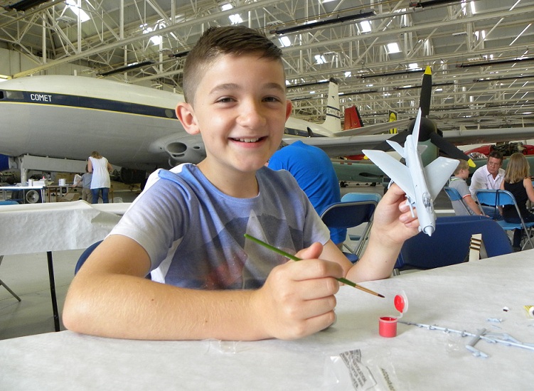 RAF Museum,October Half Term Activities 12 _Airfix_Model_Making