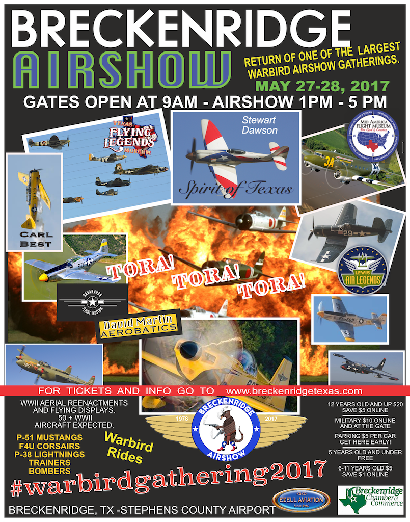 Breckenridge Returns! 12 Airshow Advertising Flyer