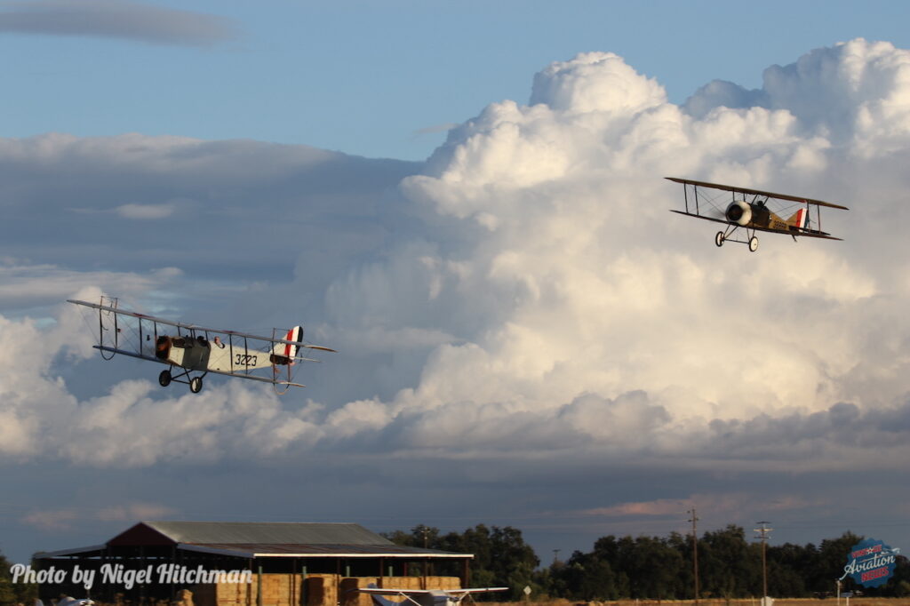 Ala Doble's Vintage Aviation Invitational, 2023 21 Ala Doble Ranch invitation fly in 4544