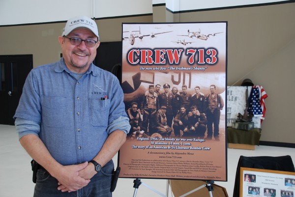 Crew 713: The Story of a WWII Liberator Crew 16 Alex Mena at the CAF's Airsho 2013 (photo via Alex Mena)