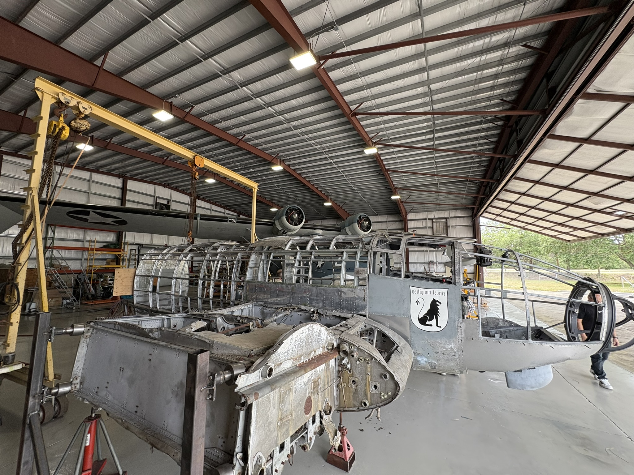 American Heritage Museum’s Heinkel He 111H-3 Restoration Underway in Florida 10 American Heritage Foundation restoration of its rare Heinkel He 111H 3 bomber