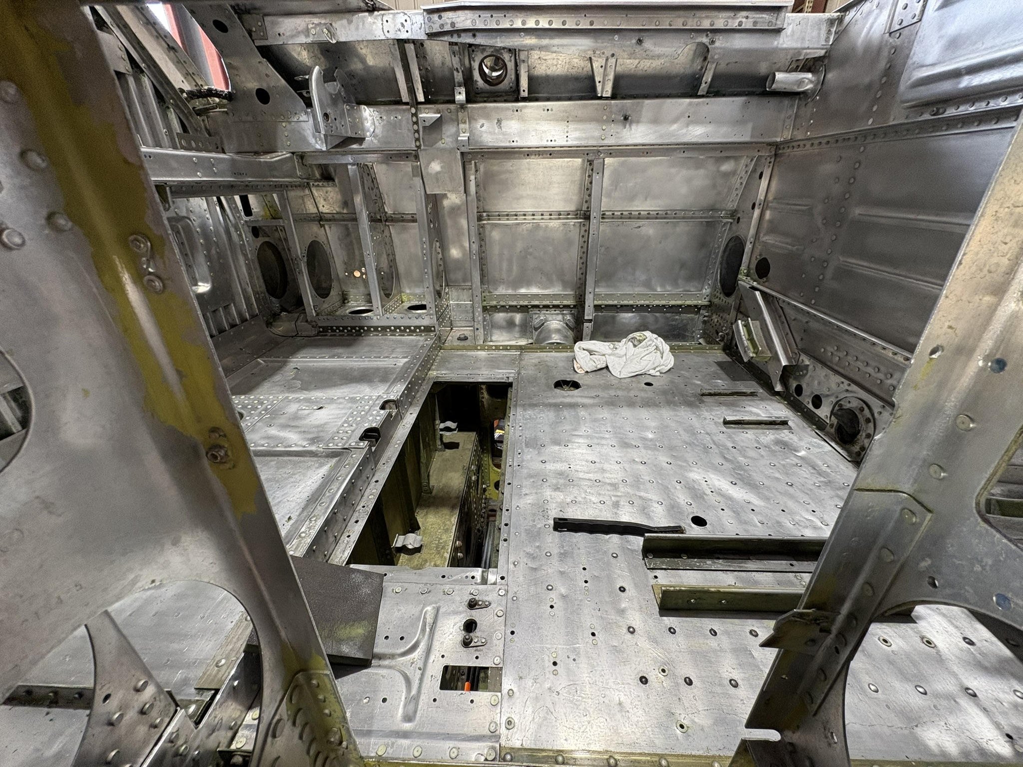 American Heritage Museum's P-47D Thunderbolt Restoration Update 18 American Heritage Foundations P 47D Thunderbolt Restoration Update 5719