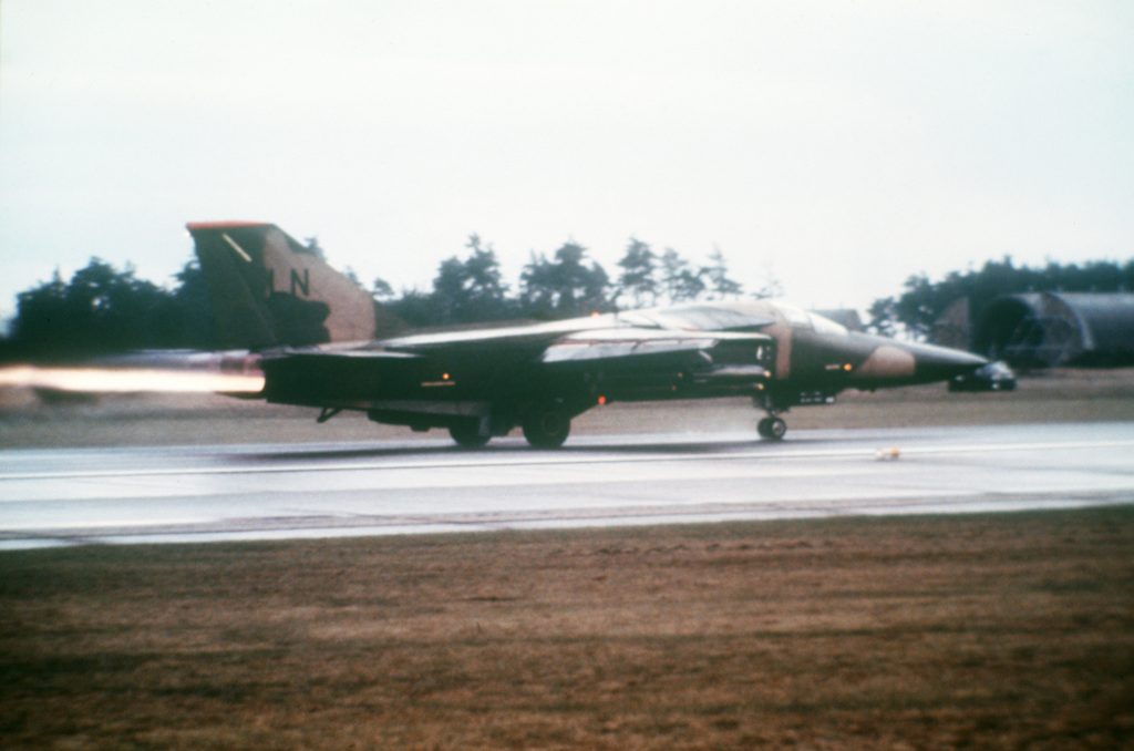 Operation Midnight Hammer and The Legacy of Long-Range Airpower 20 An F 111F Aardvark from the 495th Tactical Fighter Squadron launches in support of Operation El Dorado Canyon at Royal Air Force Lakenheath England April 14 1986