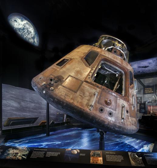 National Air and Space Museum Will Open Renovated West End in October 12 Apollo 11 Command Module Columbia