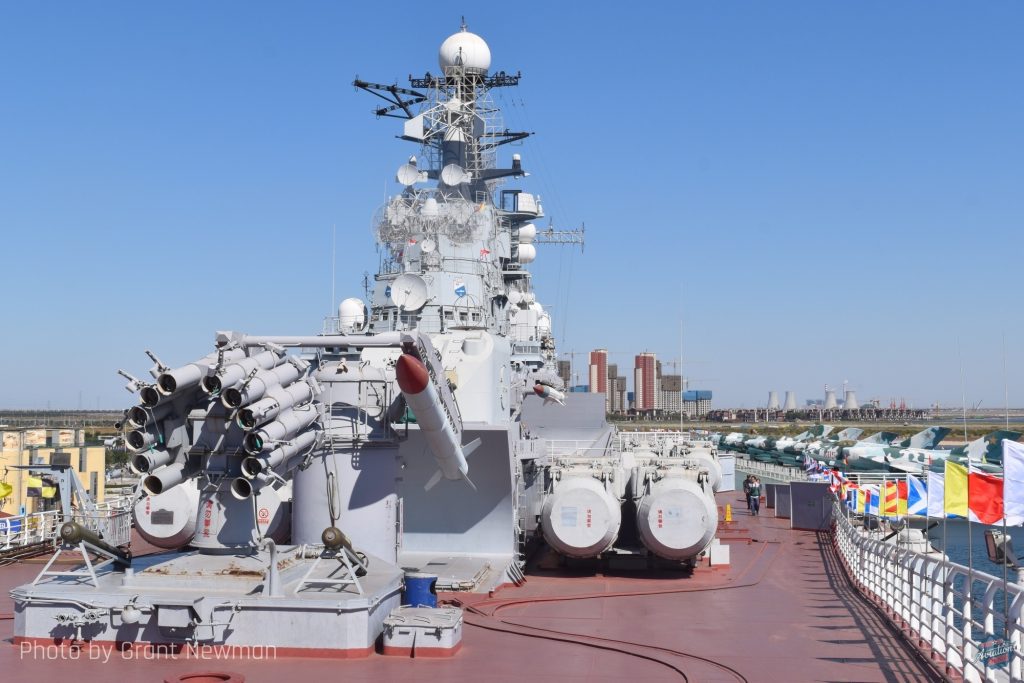 The Most Bizarre Visitor Attraction: The Binhai Aircraft Carrier Theme Park 18 Armaments deck