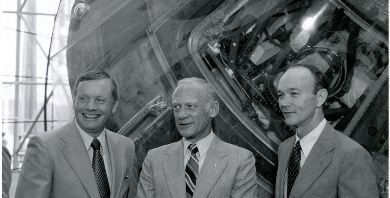 Destination Moon Exhibit Opening April 13th at Museum of Flight 13 ArmstrongAldrinCollins2