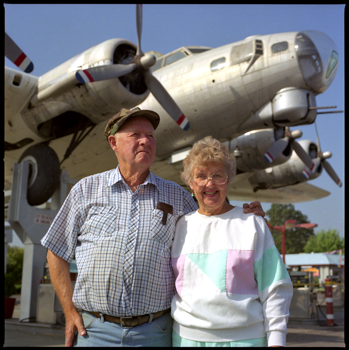 From Gas Station Landmark to Iconic Warbird Restoration: The Remarkable Revival of B-17 Flying Fortress "Lacey Lady" 11 Art Lacey and wife