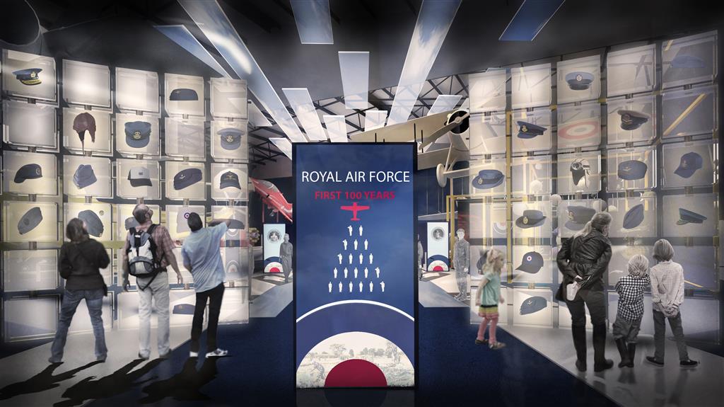 Chocks Away For The RAF Centenary 11 Artists Impression - First 100 Years of the RAF.(photo by ©Trustees of the Royal Air Force Museum’)