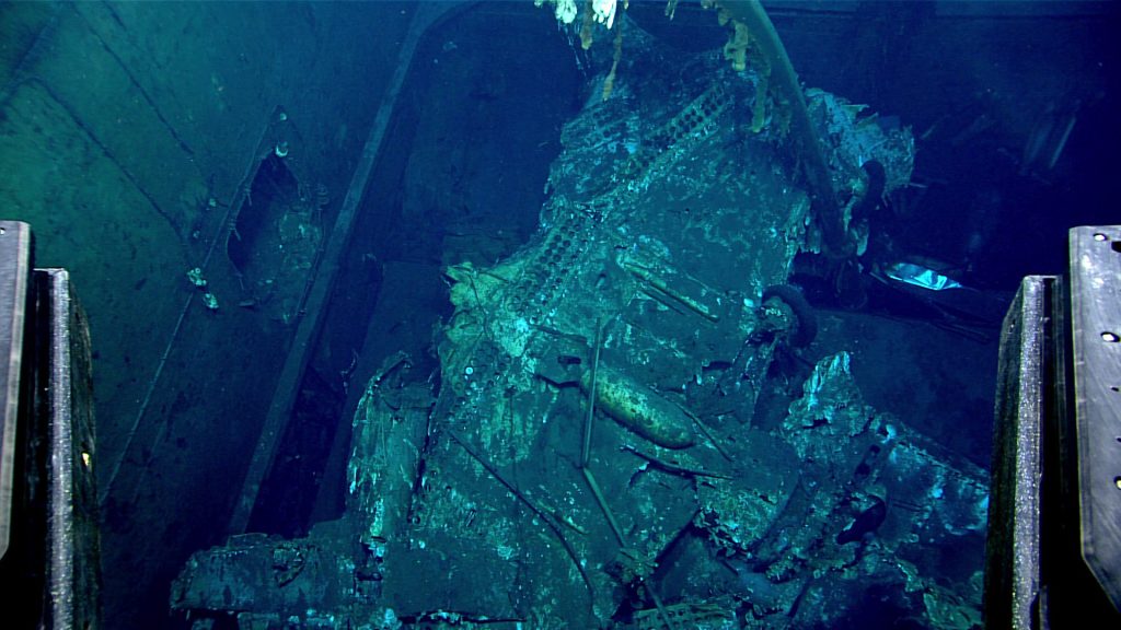 USS Yorktown Rediscovered: 2025 Dives Reveal New Clues from the Battle of Midway 18 At least three planes were located within the aft Elevator 3 of USS Yorktown during the dive on April 20