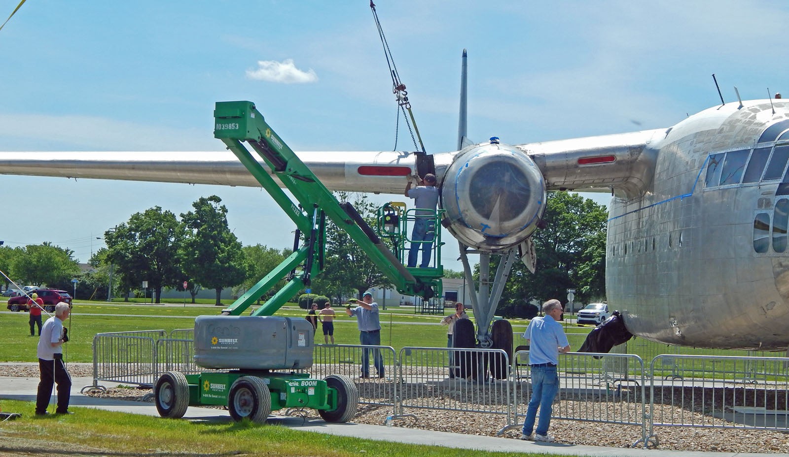 Atterbury-Bakalar Air Museum's C-119 Outer Wings Installed 10 Atterbury Bakalar Air Museum C 119 4