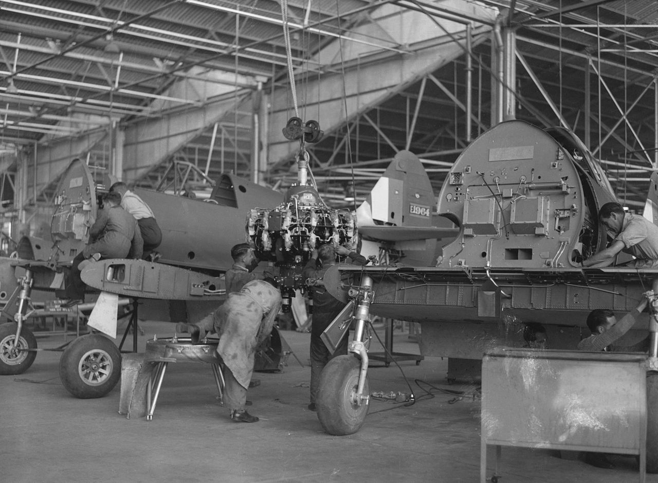 Boomerangs Downunder - Warbird Restoration Update 12 Boomerangs on the CAC production line during 1943. (photo via Library of Congress)