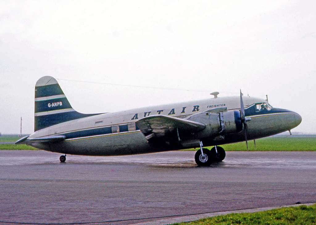 Vickers Viking on the Move... 10 Autair International Airways Vickers Viking at Schipol in 1967