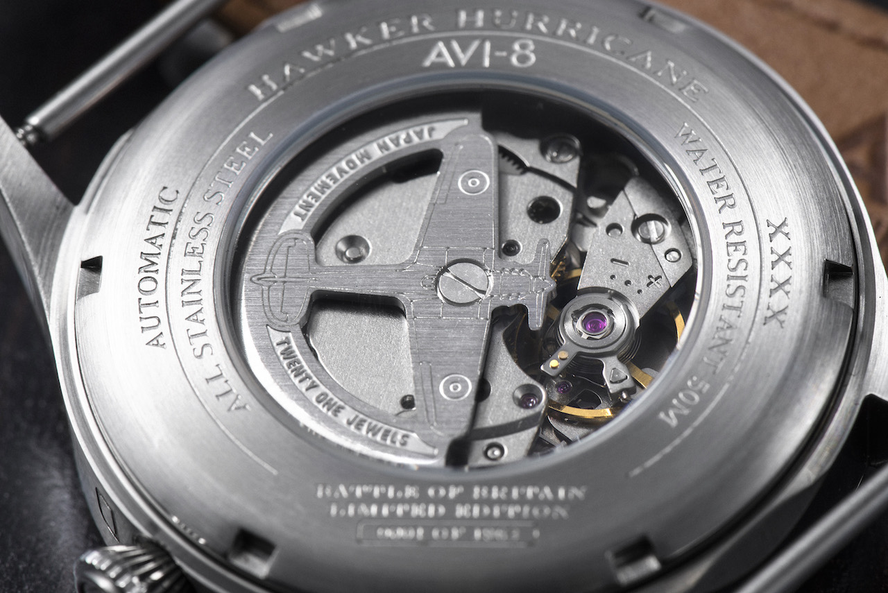 AVI-8, Limited Edition Watches Commemorating The Battle of Britain 13 av-4046-caseback-3000x2000