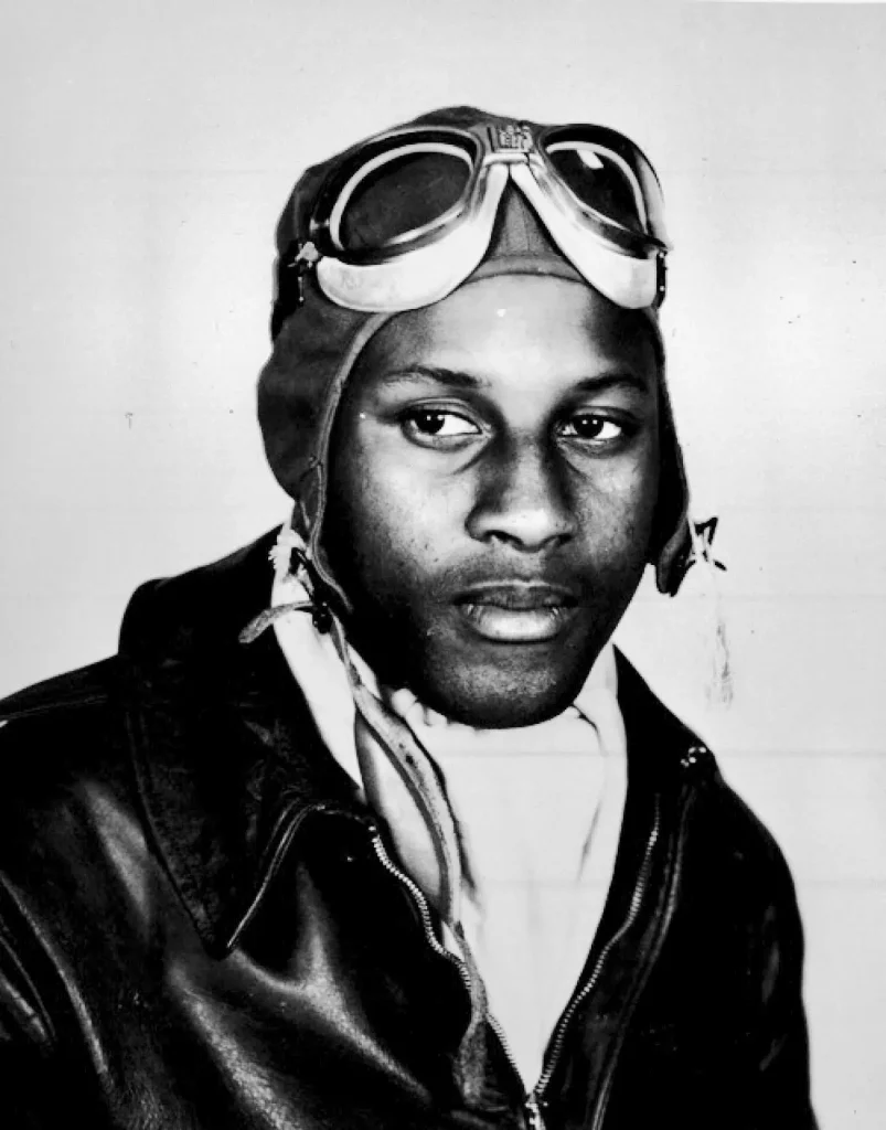 Today in Aviation History: First Black Pilot to Shoot Down a Luftwaffe Aircraft 11 Aviation Cadet Charles B. Hall U.S. Army Air Corps circa 1941 NASM