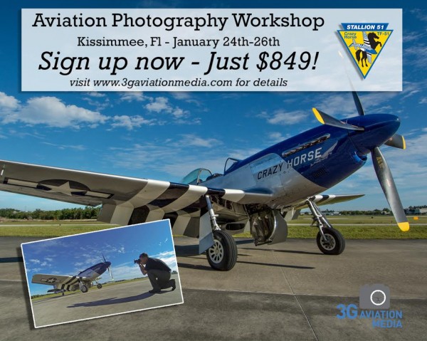 Aviation Photography Workshop At Stallion 51 10 Aviation Photography Workshop Kissimmee, FL -24-26 January 2014 at the Stallion 51 Flight Operations facility. ( Image by 3G Aviation Media)