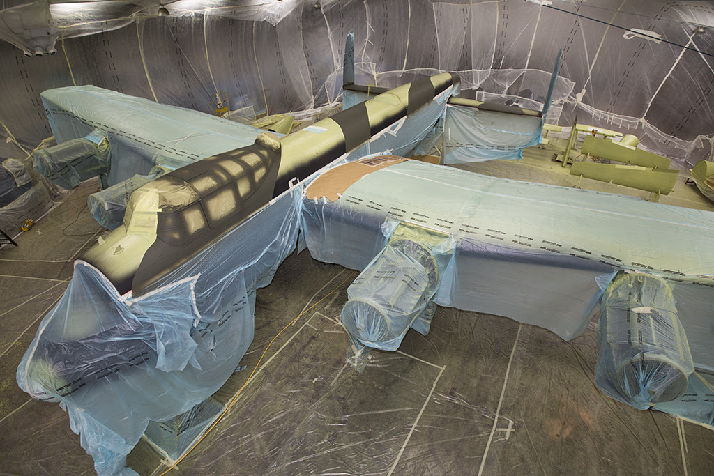 Lancaster “Just Jane” Nearing Flight 16 Avro Lancaster “Just Jane” Repainting_15
