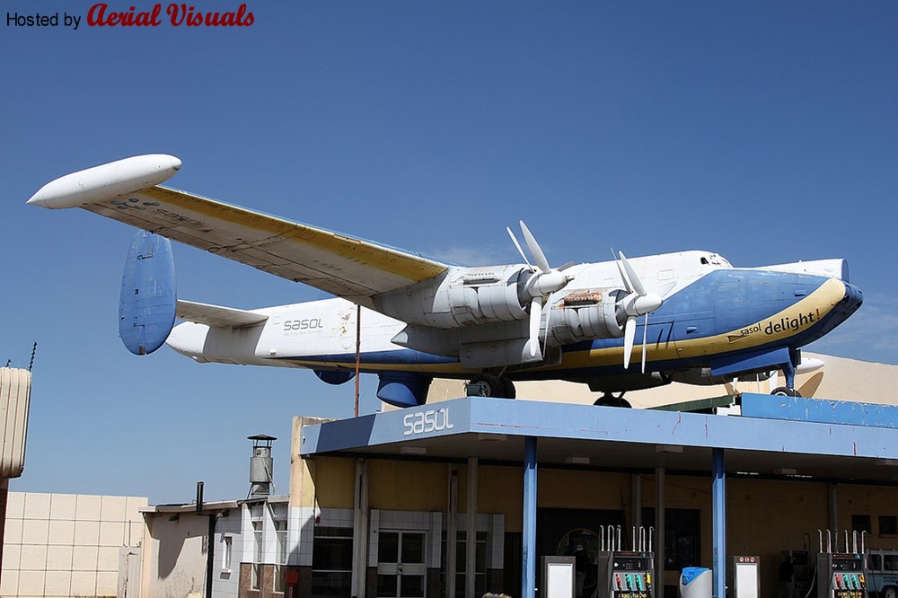 A Stroke of Marketing Genius: Local Businesses, Vintage Aircraft, And Their Unusual Association 23 Avro Shackleton Gas Station South Africa
