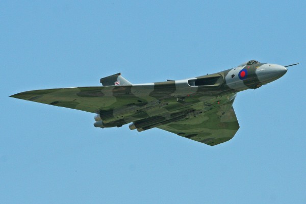 Today Is The 6th Anniversary Of Vulcan XH558 First Post-Restoration Flight 10 Avro Vulcan XH558 in flight at the Waddington Air Show earlier this year (Image Credit: Alan Wilson CC 2.0)