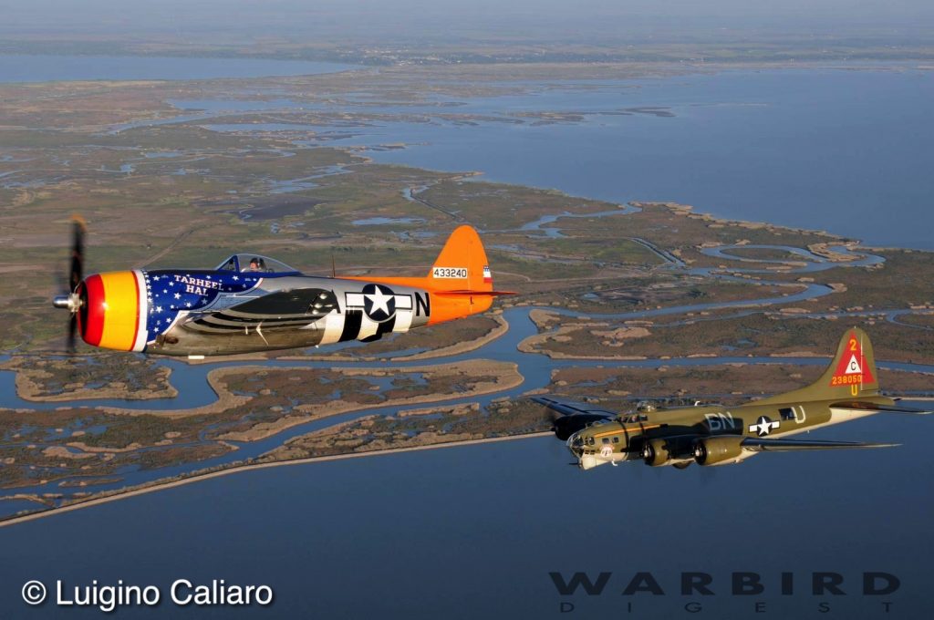 Lone Star Flight Museum Announces The Sale Of The B-17 Thunderbird 12 B 17 Flying Fortress Thunderbird and P 47