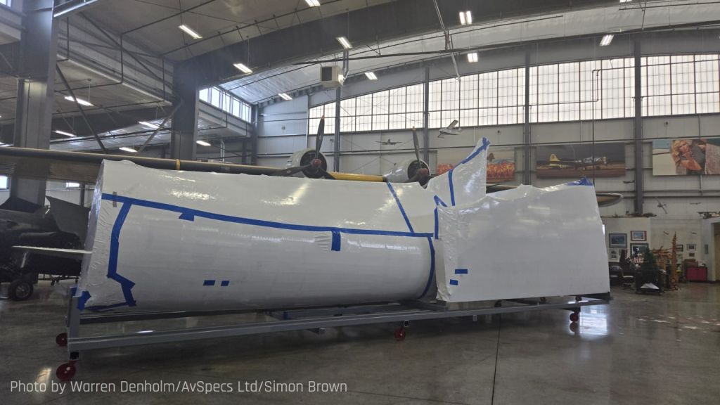 AeroVintage's B-17 Restoration Updates From Madras 14 B 17 Yankee Lady disassembled