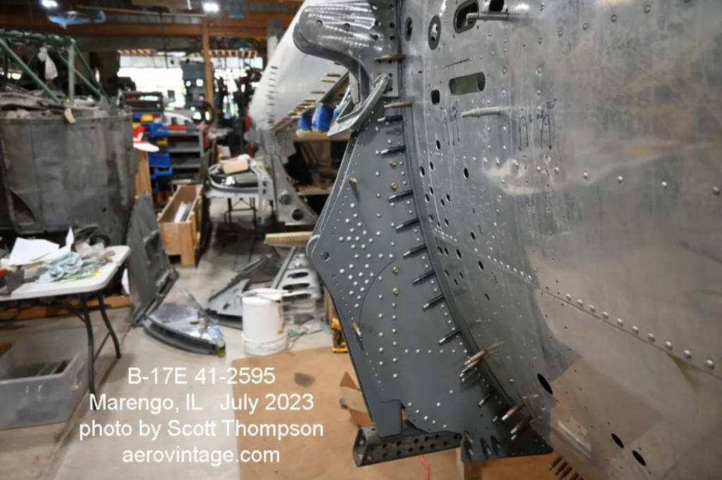 B-17E Desert Rat Restoration Update – July 2023 12 B 17E 41 2595 Restoration 2023 Update