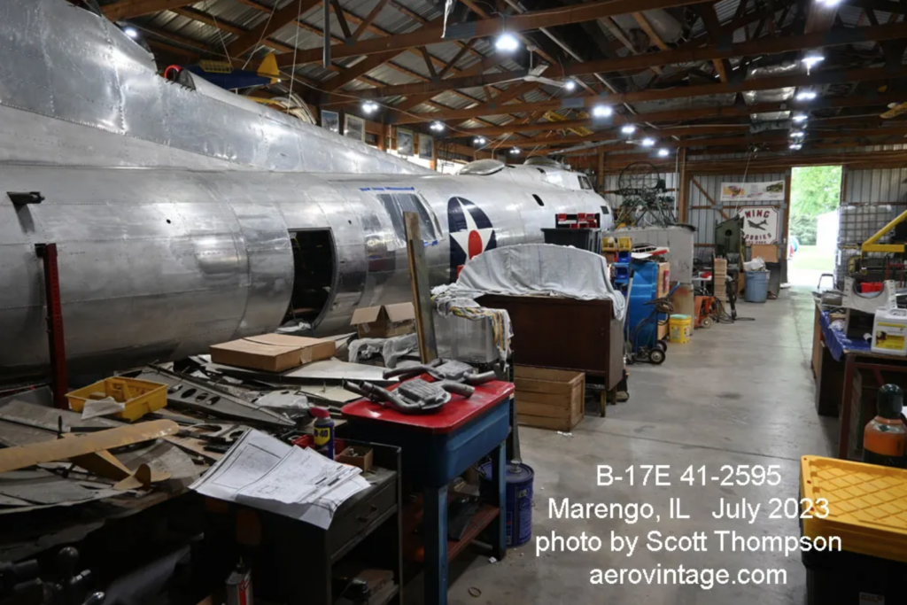 B-17E Desert Rat Restoration Update – July 2023 10 B 17E 41 2595 Restoration Update July 29 2023