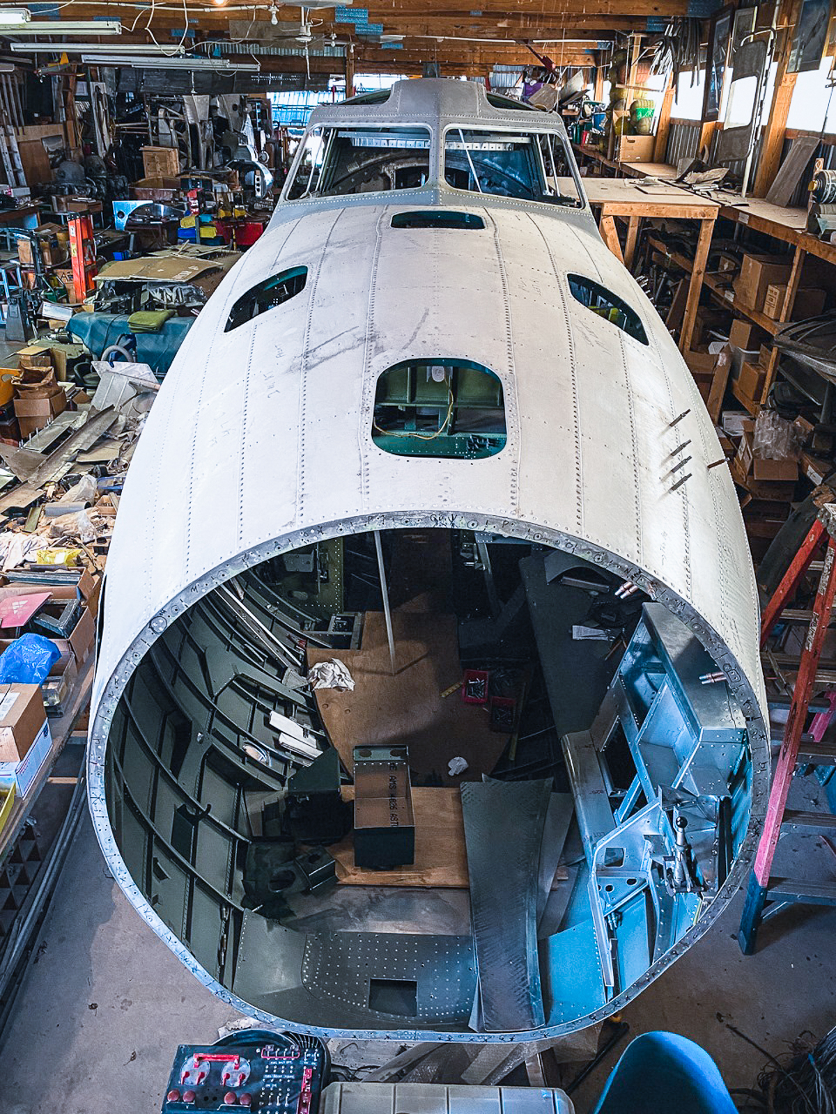 B-17E “Desert Rat” - June 2020 Restoration Update 10 B 17E Desert Rat Restoration 216 o 1