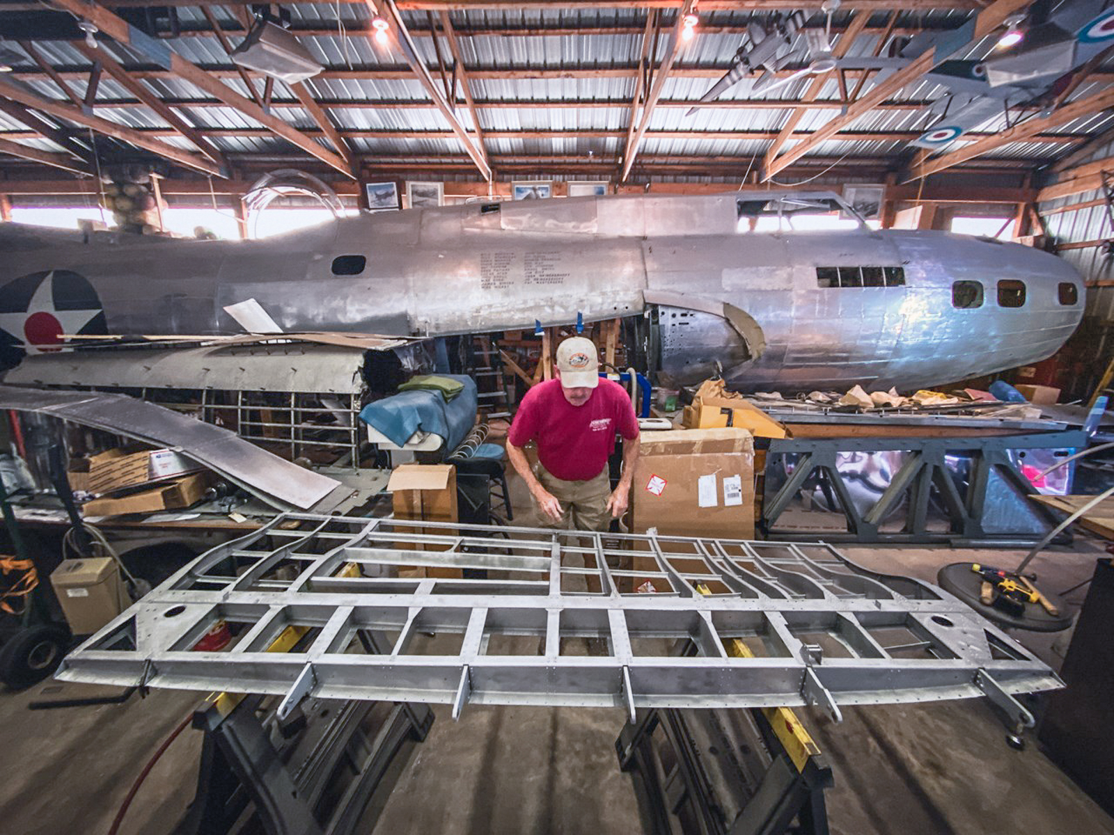 B-17E “Desert Rat” - June 2020 Restoration Update 12 B 17E Desert Rat Restoration 2 o 1