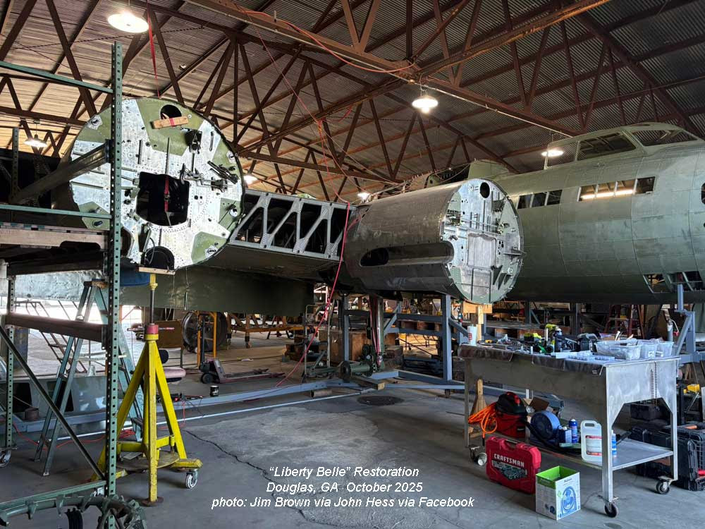 Scott Thompson's B-17 Restoration Updates: Erickson Aircraft and Beyond 12 B 17G Liberty Belle