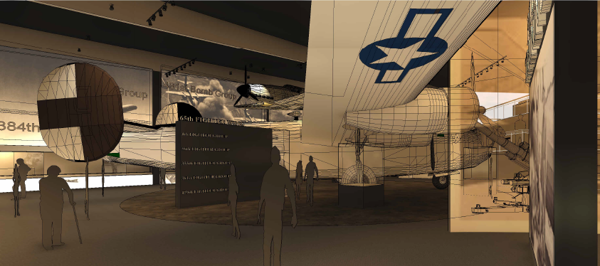 Rare B-24 Liberator Transferred to National Museum of the Mighty Eighth Air Force 17 B 24 exhibit rendering 2