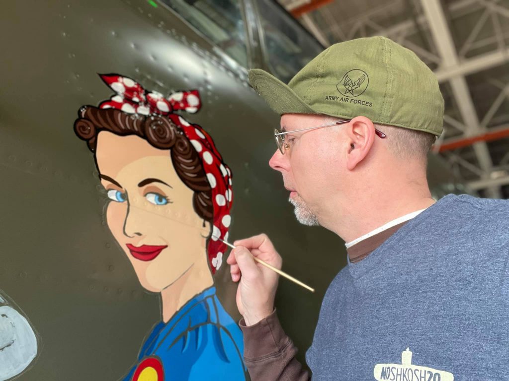 Yankee Air Museum’s B-25 Becomes 'Rosie's Reply' 10 B 25 Mitchell Rosies Reply Chad Hill 12