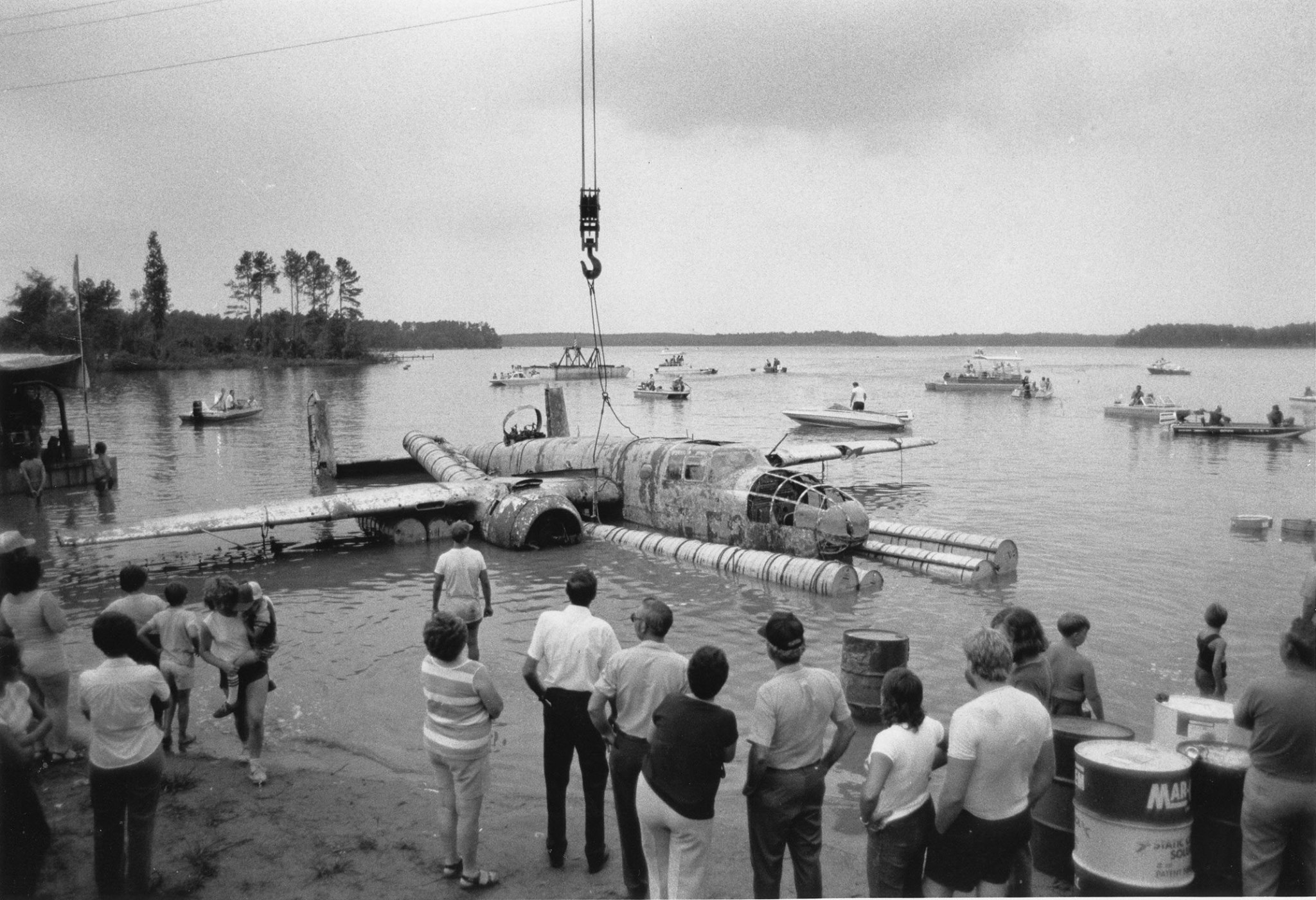 "Skunkieā Seeks New SC Home 11 B-25 "Skunkie"_1983 Recovery