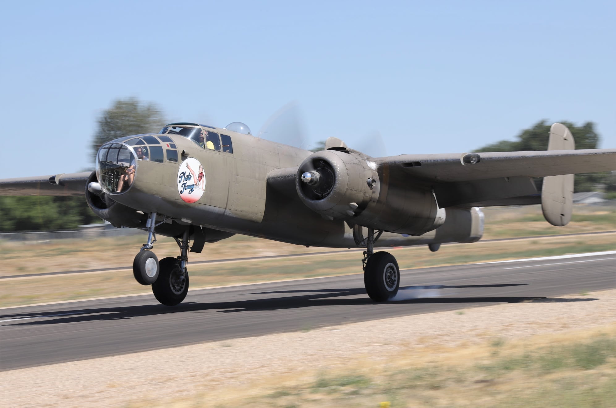 Planes of Fame Hangar Talk: B-25J Mitchell Flying Demo & WWII History 10 B 25J 25 NC Mitchell s n 44 30423 N3675G Planes of Fame