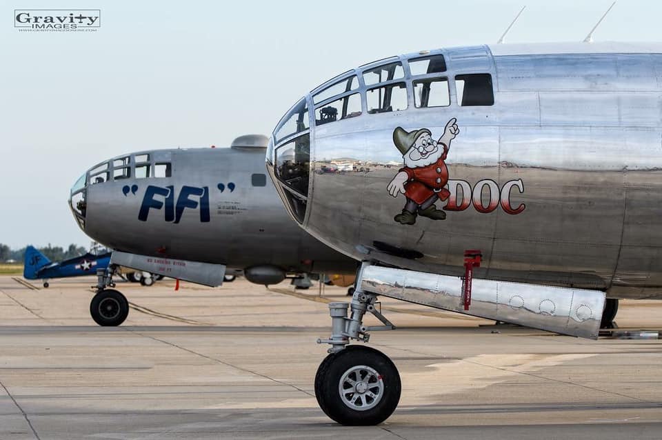 Historic B-29 DOC to Visit Sioux Falls July 13–16 with Ride Flight Opportunities 11 B 29 DOC and FIFI Photo via Gravity Images
