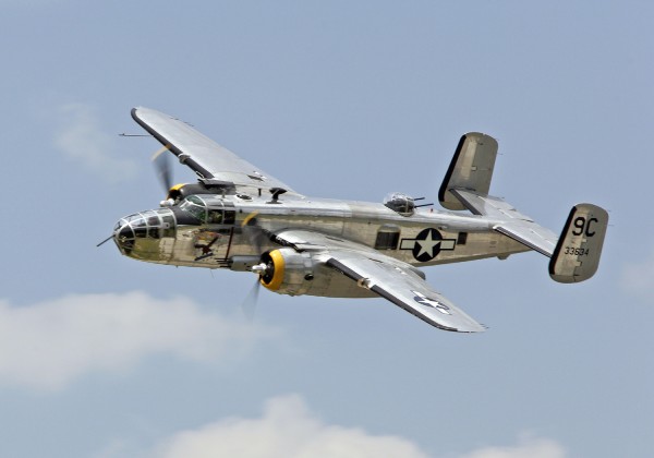 Yankee Air Museum’s B-25 “Yankee Warrior” Birthday Celebration 10 Yankee Warrior served in North Africa with the 12th AF 57th Bomb Wing, 340th Bomb Group in Corsica. ( Image credit Yankee Air Museum archive)