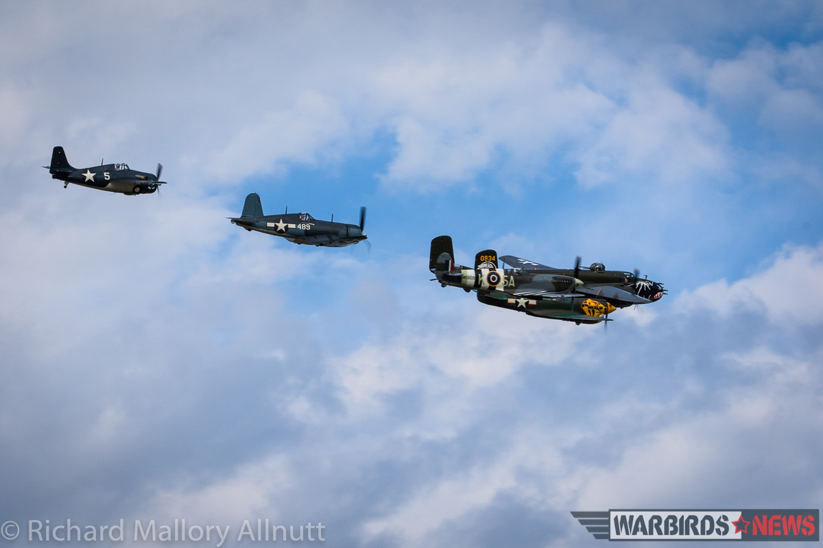 EAA AirVenture Oshkosh 2016 Photos, Final Facts and Figures 17 Texas Flying Legends formation pass. (photo by Richard Mallory Allnutt)